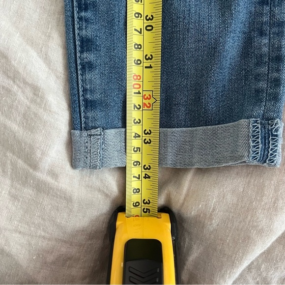 Ag Adriano Goldschmied Cropped Jeans The Stilt Roll-Up Cigarette Distressed 28 - Picture 9 of 11